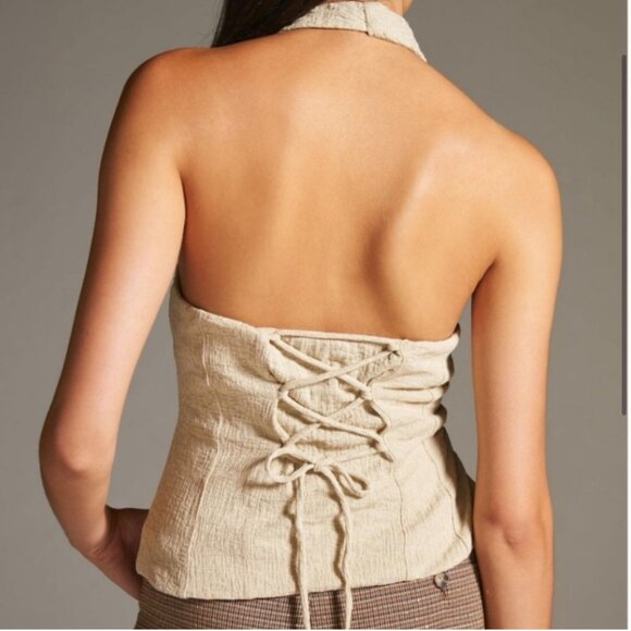 NWT Anthropologie Halter Vest - Picture 3 of 8